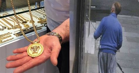 fishing rod versace necklace|Australian thief uses fishing rod to steal Versace necklace .